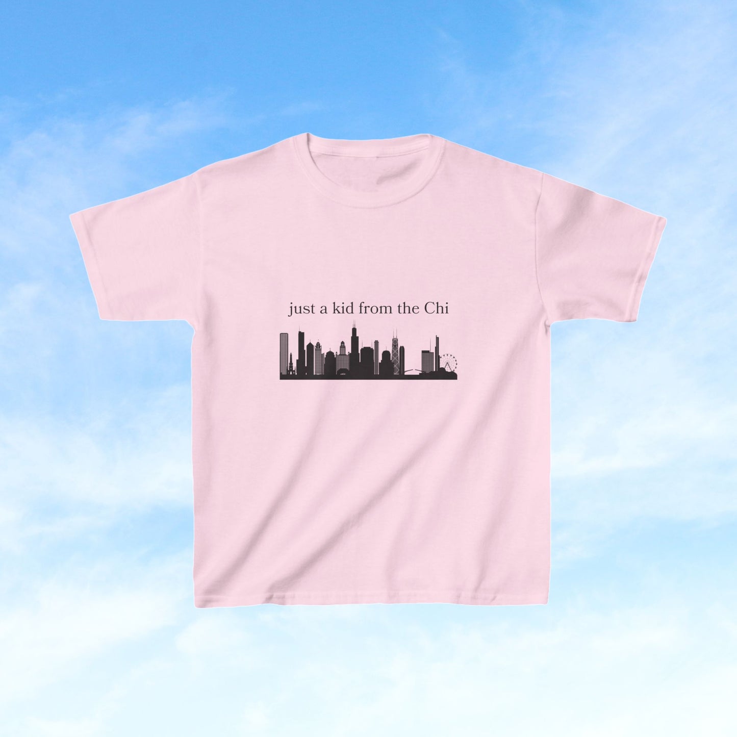 Chicago Tee for Kids, Illinois Baby Shirt, Chicago Cubs Outfit, Chi-Town Children's Clothing, Chicago Skyline Baby Child Top