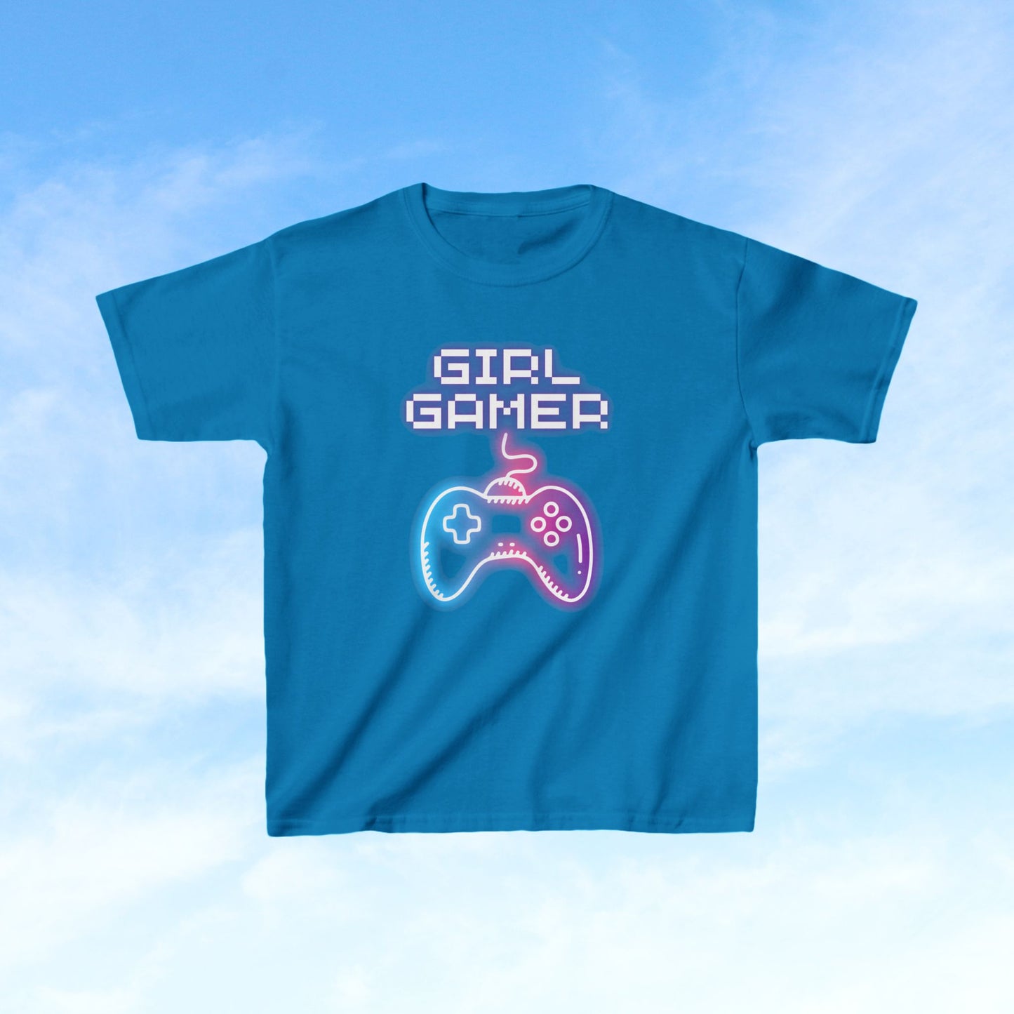 Adorable Girl Gamer T-Shirt- Perfect for Kids and Toddlers- Soft Stylish and Perfect for Little Gamers