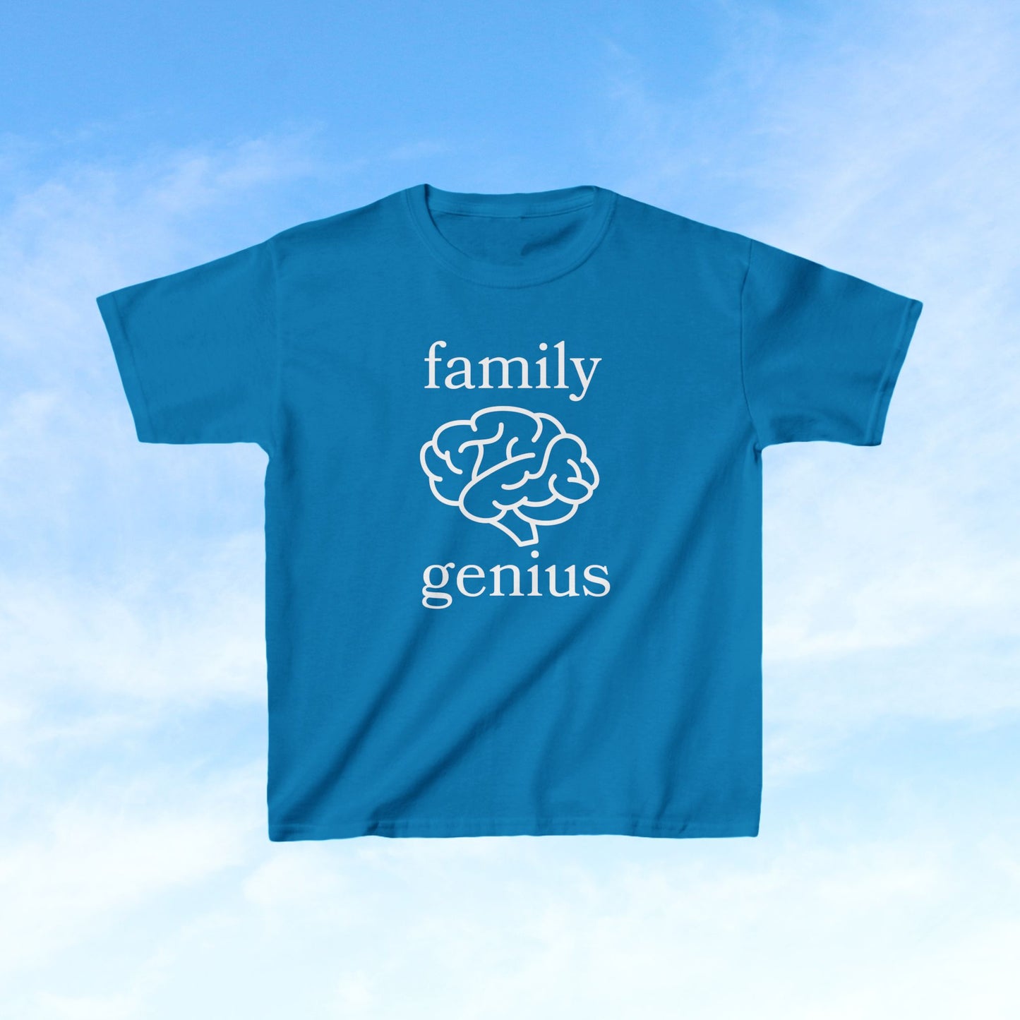 Family Genius Kid T-Shirt-Celebrate Your Little One Intelligence in Style