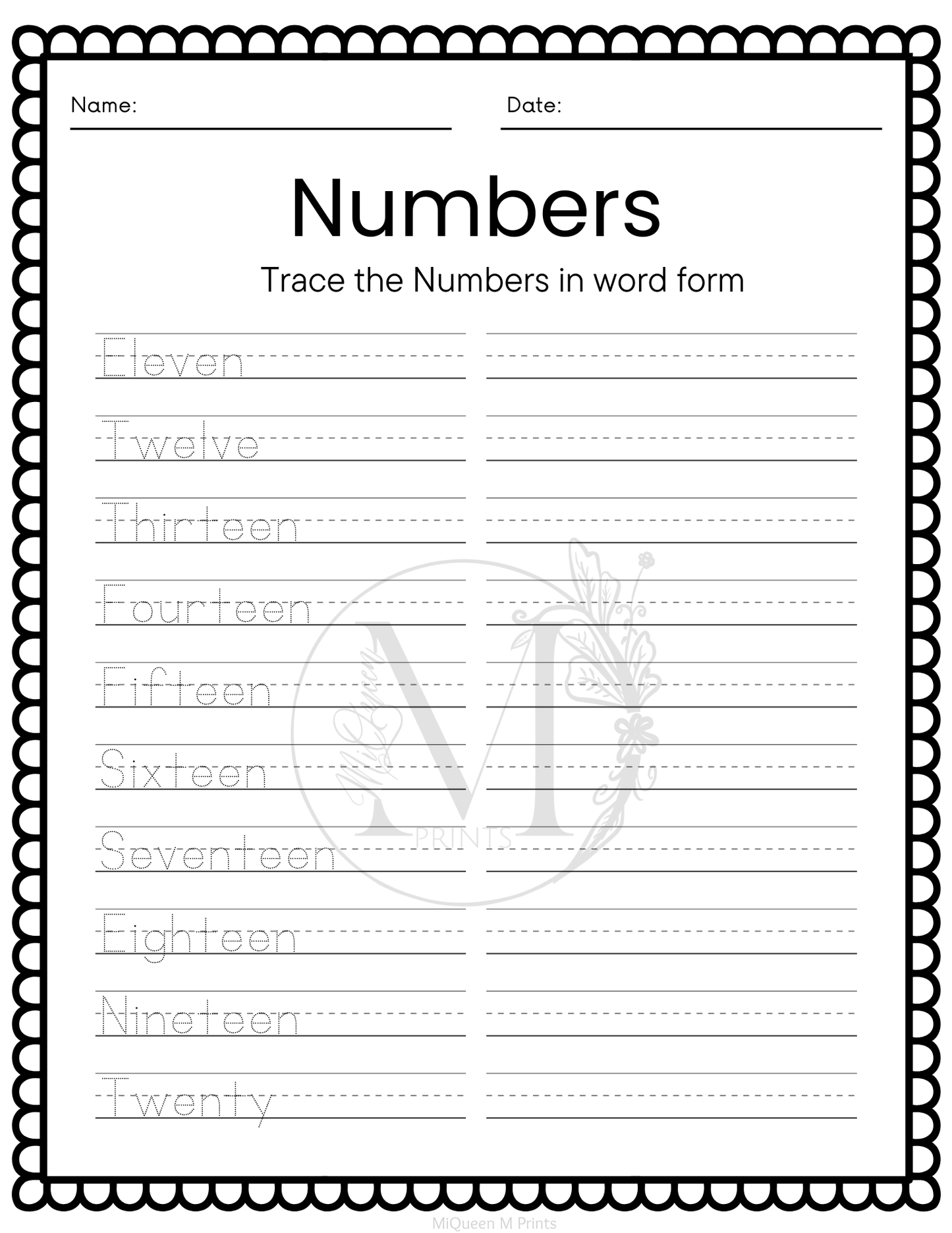 Beginner ABC, 123 Writing Practice Tracing Worksheets